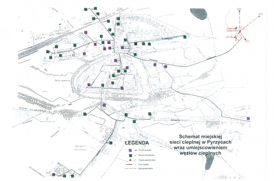 Mapa węzłów cieplnych